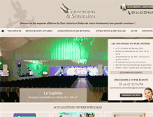 Tablet Screenshot of evenements.parcasterix.fr
